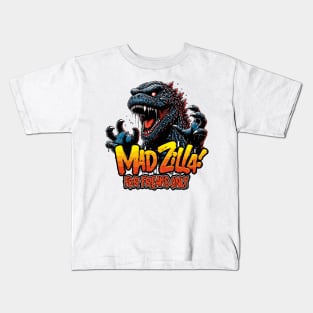 Monster Mad Zilla Kids T-Shirt